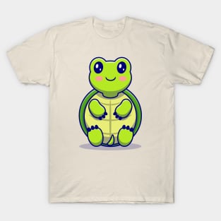 Cute Turtle Sit T-Shirt